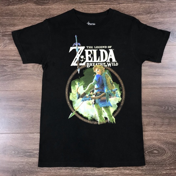 The Legend Of Zelda Breath Of The Wild Women’s Video Game T-Shirts Size Small - Picture 1 of 4